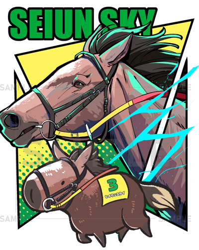 馬とUMA】 そして特報！ 今回のUMAbred 皐月賞POPUPでは一部の競走馬