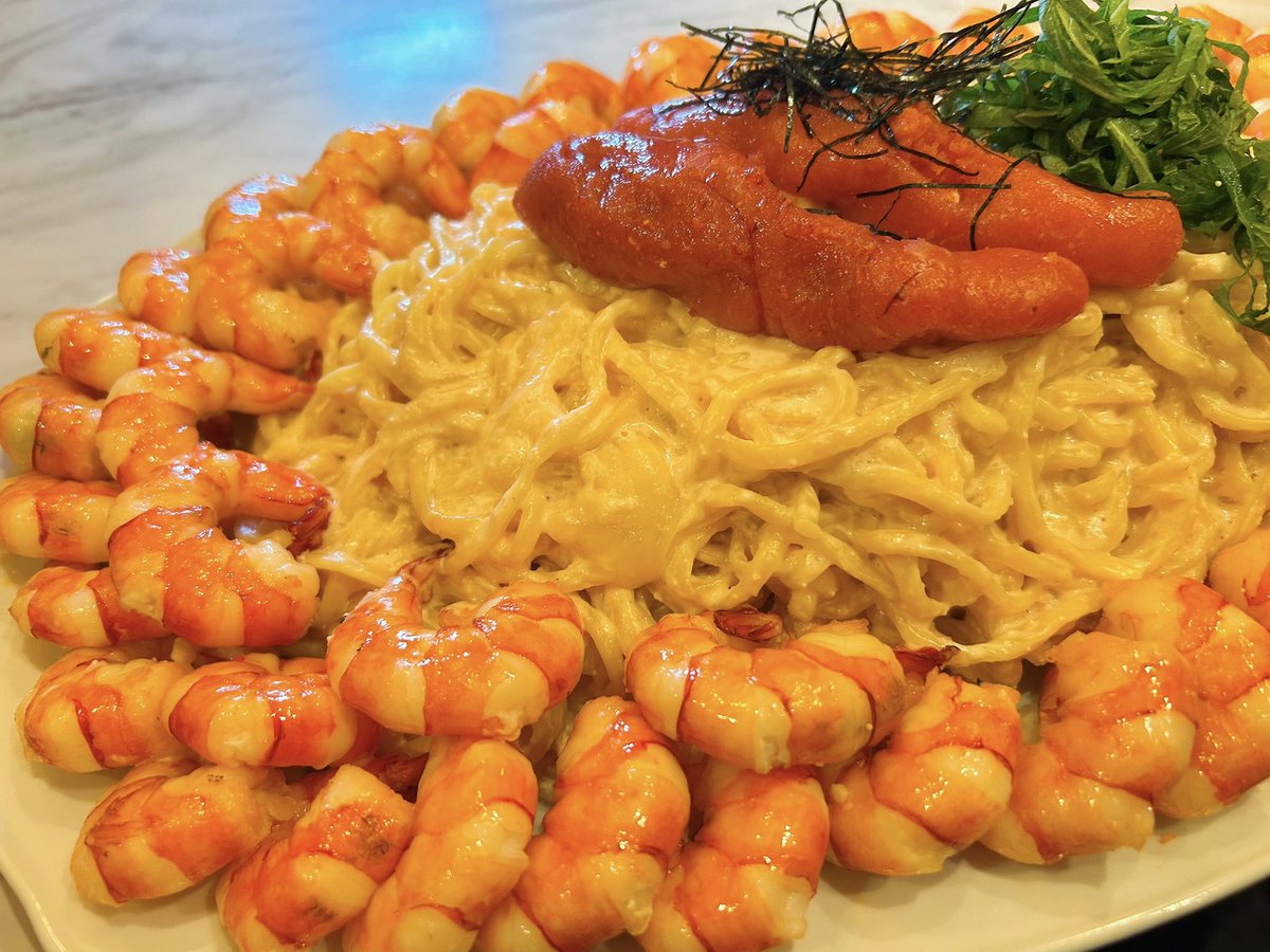 sakurakohoshina's tweet photo. 明太子クリームパスタと
海老50尾♡🍝🦐
4kg💗💗💗💗💗

動画編集中🍝

#新宿 #ark2nd #デカ盛り #飯テロ #pr https://t.co/LjzLopb1g1