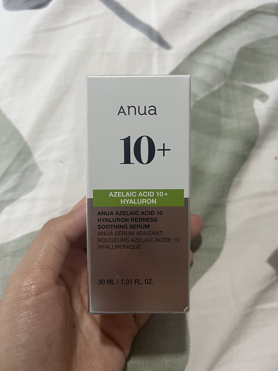 otsevencart's tweet photo. wts lfb makeup skin care ph

anua azelaic acid 10+ hyaluron serum — ₱850

• brand new; not yet opened
• expiry: 02/2028

mod: jnt

## wts lf make up skincare korean redness soothing green serum 30 ml https://t.co/uVZZnUSKPq