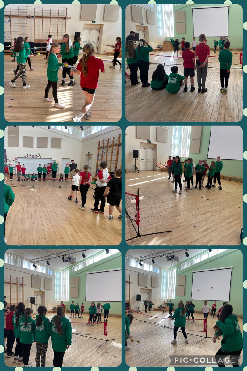Sesiwn olaf tenis ar gyfer dosbarth Eryr heddiw 😢
Dyma nhw yn mwynhau chwarae gemau tîm i ddathlu diwedd hanner tymor gwych o wersi!
Diolch yn fawr i Gruff o <a href="/WrexhamTC/">Wrexham Tennis & Padel Centre</a> am yr holl hwyl 🎾🏓