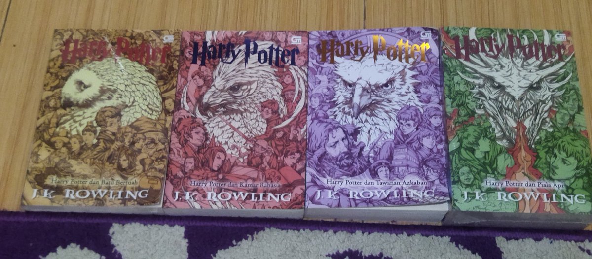 WTS Want to sell
- Harry Potter dan batu bertuah > 105.000
- Harry Potter dan kamar rahasia > 115.000
- Harry Potter dan Tawanan Azkaban > 165.000
- Harry Potter dan Piala Api > 280.000 
🪷All ori, seri 4 terbungkus plastik
🪷 Bisa 🍊
#harrypotter #harpot #book #wts #wtb #wtt