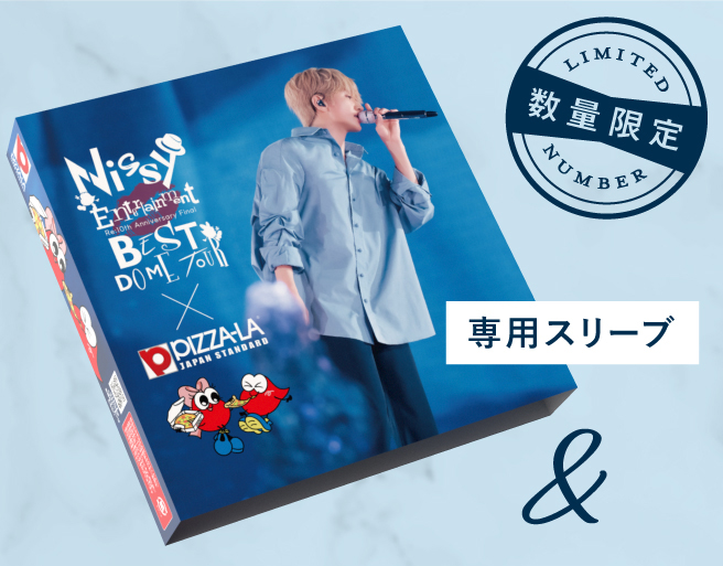 Emo_miu's tweet photo. #Nissy(#西島隆弘)限定グッズ付きPIZZA-LA(#ピザーラ)コラボピザ第2弾💋

⏬とろけるチーズのテリヤキチキン＆2種のトマトのマルゲリータのハーフ＆ハーフ🍗🍅🧀🍕
🔗https://t.co/Xjt65HwOoK

#PIZZALA #ピザ @pizzala_jp @NissyStaff #Nissy_Re10th #Emomiu💜 https://t.co/OgrEzHWHM2