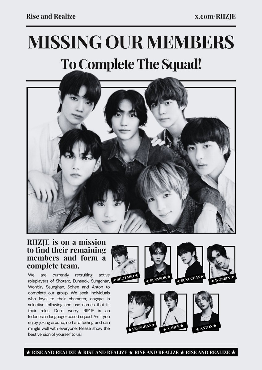 ☆, ─ R𝖾͟𝗍͟𝗐͟𝖾͟𝖾͟𝗍 is highly appreciated!

We're currently on a mission, our 𝘮͟𝘪͟𝘴͟𝘴͟𝘪͟𝘯͟𝘨͟ 𝘮͟𝘦͟𝘮͟𝘣͟𝘦͟𝘳͟𝘴 are out there and we need your help to find them! Also we're looking for 𝗦𝗤/𝗢𝗔 to connect! Help us with yourself or tag a friend would be nice! ツ