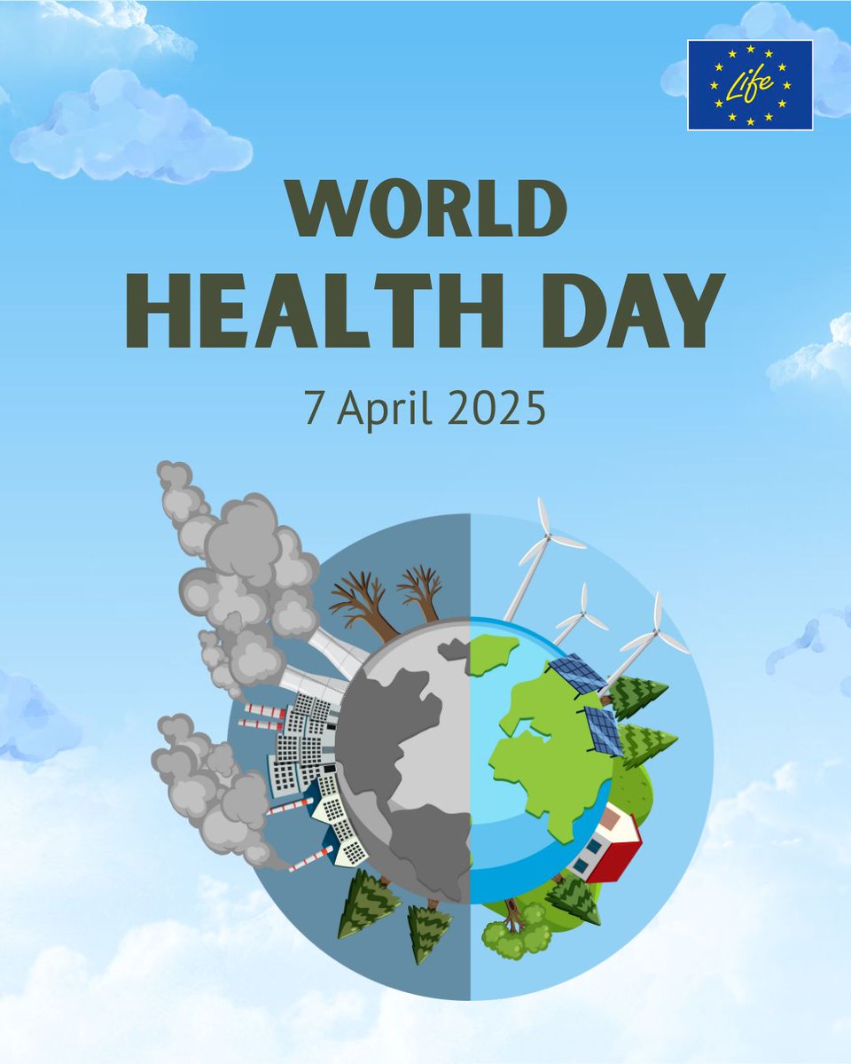 It's #WorldHealthDay🩺

#DYK air pollution causes 300,000+ premature deaths in Europe each year? 😷

The #LIFEProject Silesia Blue Sky Restored is tackling this by: 
🚗Reducing transport emissions 
📢Raising awareness
&amp; more!
🔗Learn more: przywracamyblekit.slaskie.pl/en/

#CleanAirEU