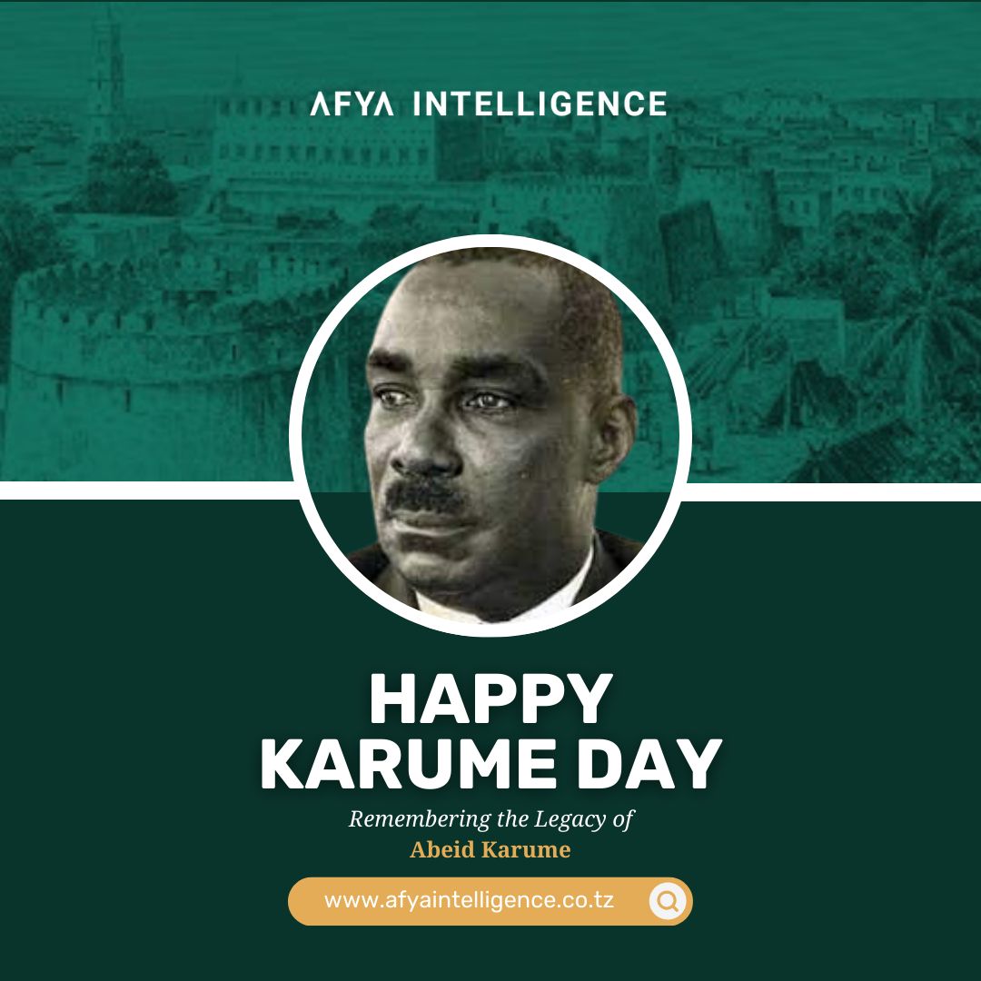 Today, we honor the legacy of Mzee Karume — a leader whose vision for unity and development continues to inspire. At Afya Intelligence, we remain committed to building a healthier, more connected Tanzania. 🇹🇿 #KarumeDay #LegacyOfLeadership #afyaintelligence