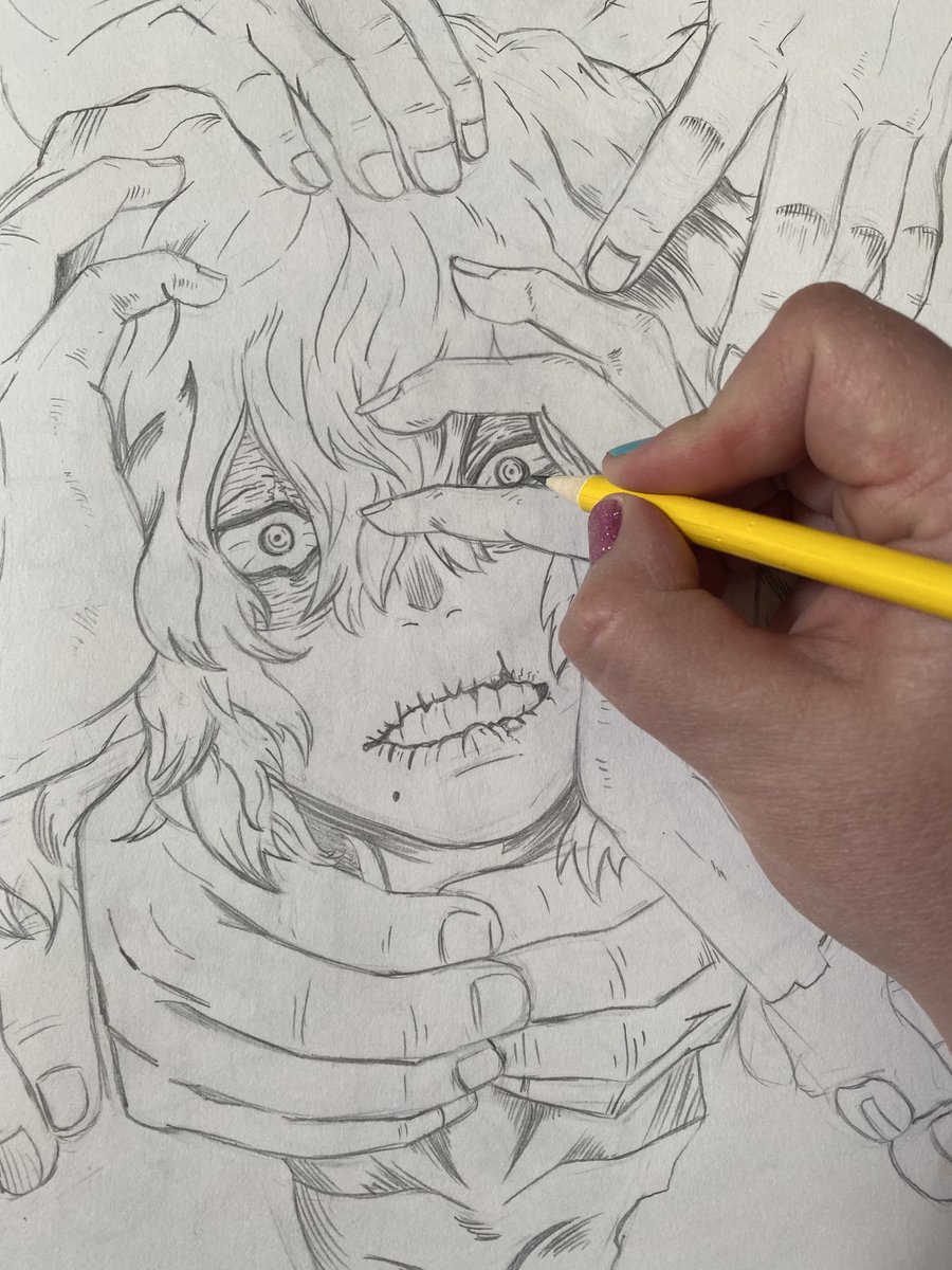 Tomura Shigaraki - I think is one of my favourite characters in MHA especially once I read it all. I still love Toga and Dabi though too! Who’s your fav MHA villain? 
#bokunoheroacademia #myheroacademia #tomurashigaraki #shigaraki #leagueofvillains #cardiff #anime #manga
