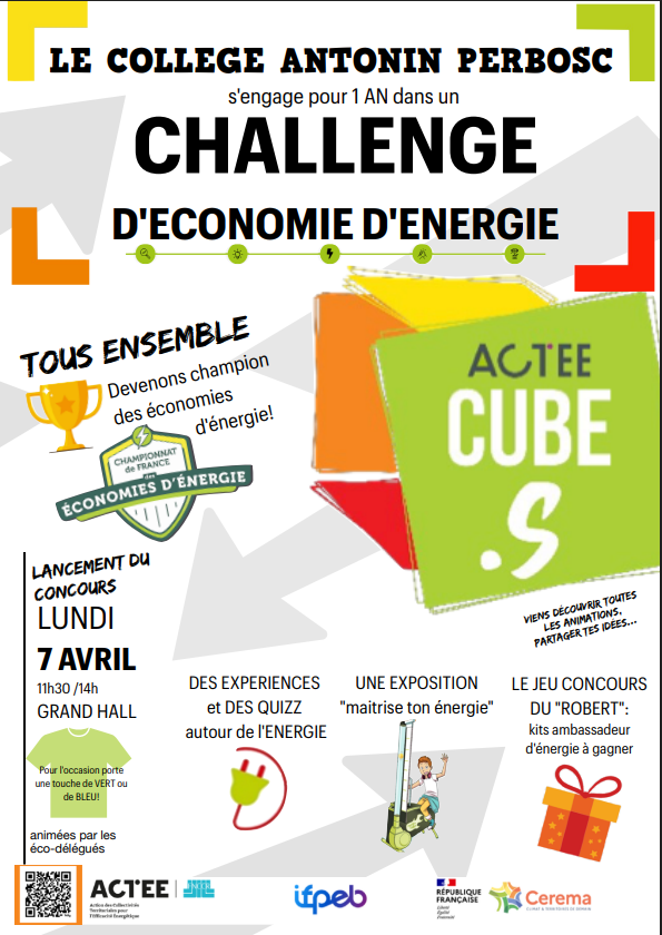 AuteriveCollege's tweet image. 💡 Le collège Antonin Perbosc se lance dans le challenge national #CUBES pour économiser l’énergie !
🌱 Expériences, quizz, expo &amp;amp; jeu-concours : les éco-délégués mobilisent toute la communauté scolaire ! #DéveloppementDurable #EcoGestes @eddtoulouse @DSDEN31 @leclercarno