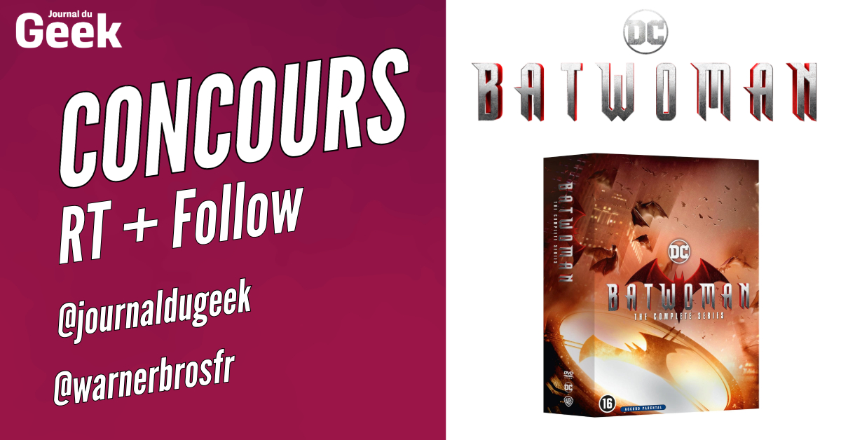 🎁#CONCOURS 🎁
Tentez de gagner un coffret intégral des 3 saisons de BATWOMAN !
👉RT &amp; Follow @journaldugeek + <a href="/warnerbrosfr/">Warner Bros France</a> 
👉Bande-annonce : youtube.com/watch?v=qFLHJ-…
Bonne chance !