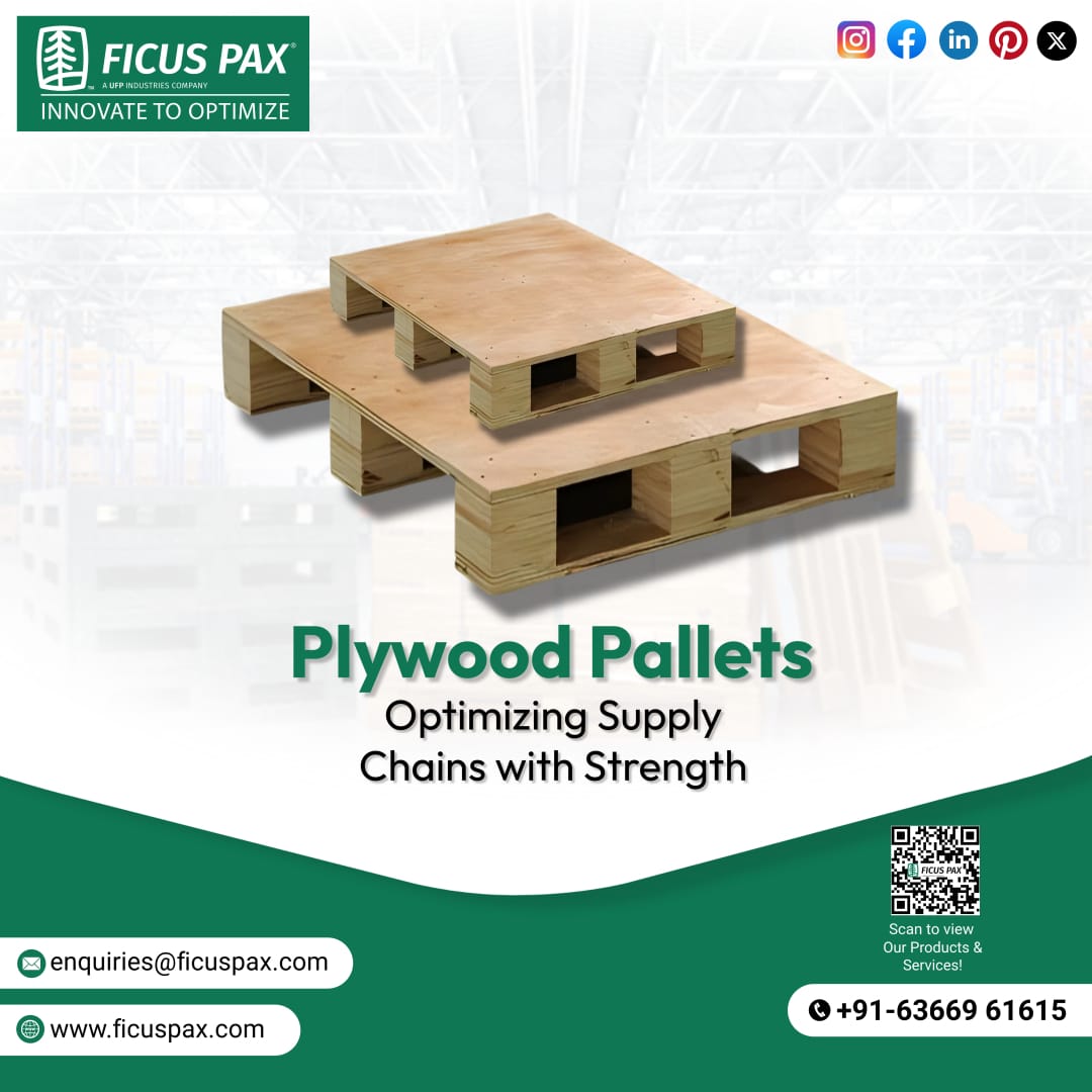 Ficus_Pax's tweet image. Engineered for Strength, Designed for Efficiency!

Our Plywood Pallets are built to handle the toughest loads while maintaining lightweight precision 

📲 ficuspax.com
📞 wa.me/+91-6366961615

#FicusPax #PackagingThatPerforms #PlywoodPallets #SupplyChainEfficiency