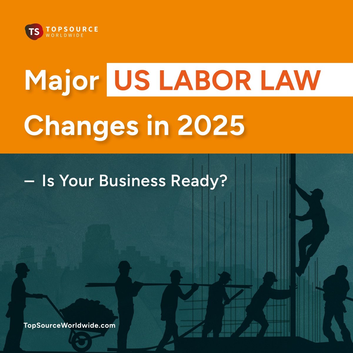 TopSourceWW's tweet photo. From the union resurgence to pay transparency mandates and increased border enforcement. Companies must adapt to comply and remain competitive. Swipe through to understand the changes and how they impact your strategy.

#USEmployment2025 #TopSourceWorldwide #USLaborLawUpdate2025 https://t.co/Hva5UbkYs3