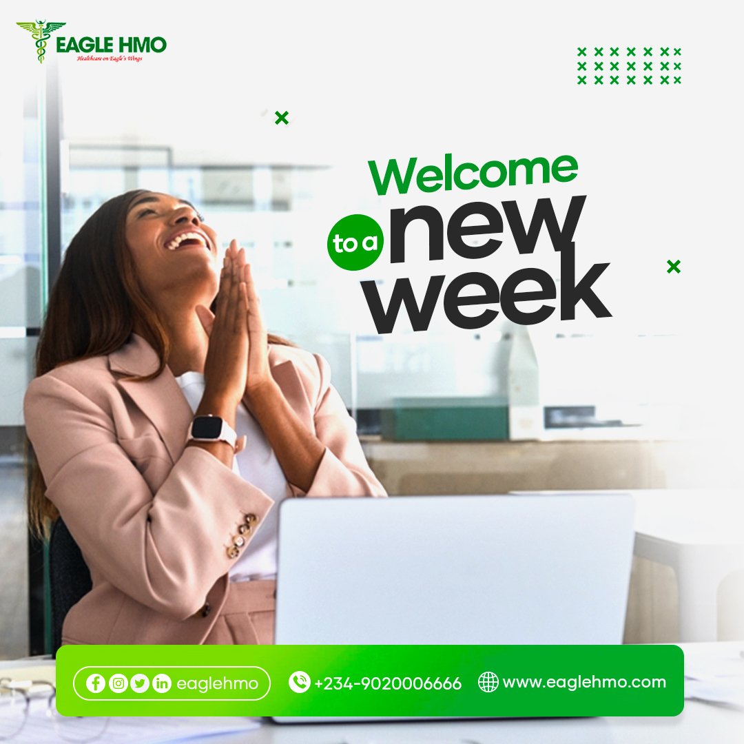 EagleHMO's tweet photo. Happy New Week!!!

Call: +234 812 212 2983 or Email: info@eaglehmo.com for more information

#EagleHMO #HMO #HealthisWealth #HealthInsurance #insureyourhealth #EmployeeWellness #PremiumCare #Nigeria #medicalbills Black Monday NYSC #KassiaSule https://t.co/u1ovPPXI3X