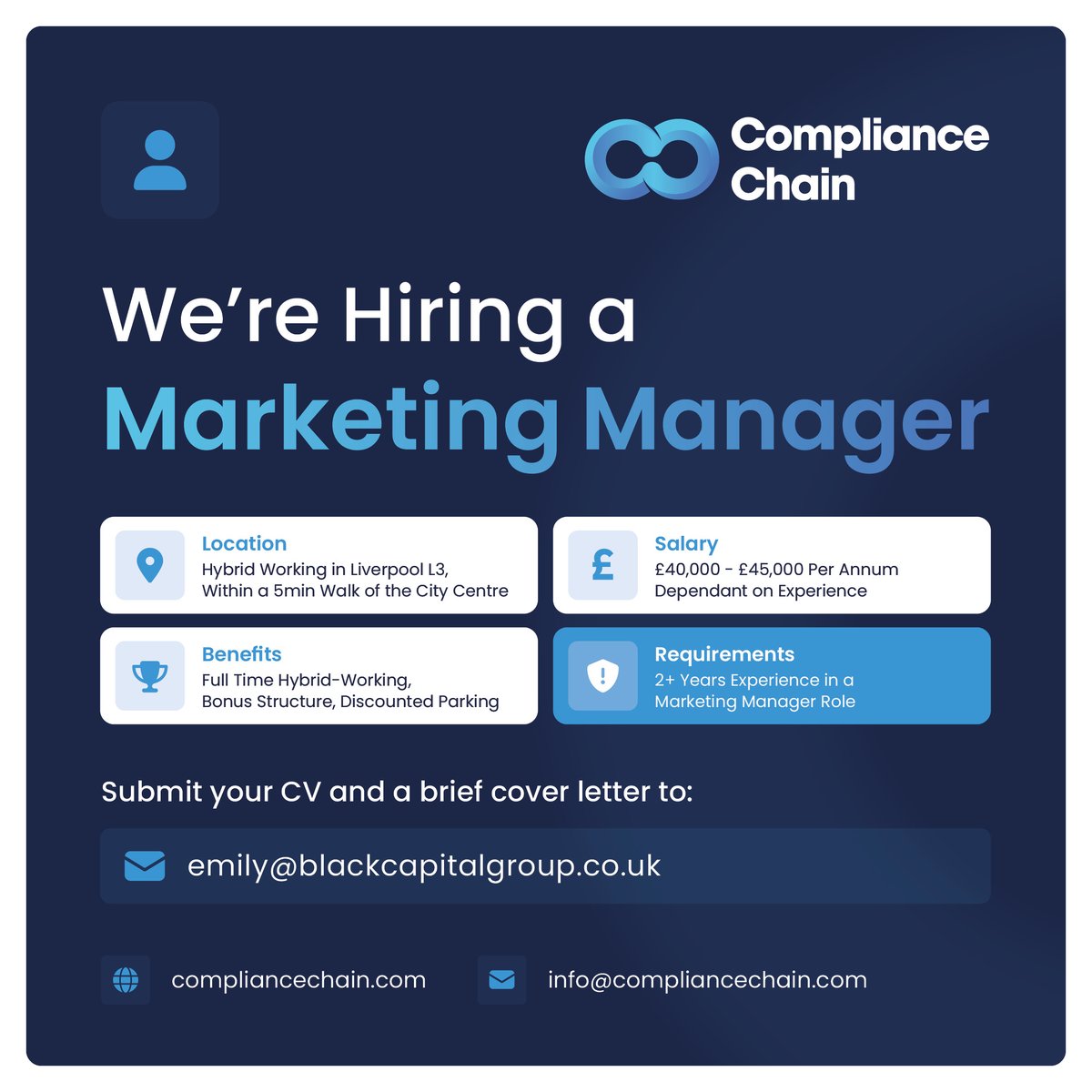 We’re Hiring 📢

Are you a results driven Marketing Manager with a knack for scaling teams and launching standout SaaS products?

Email Emily directly at emily@blackcapitalgroup.co.uk with your CV!