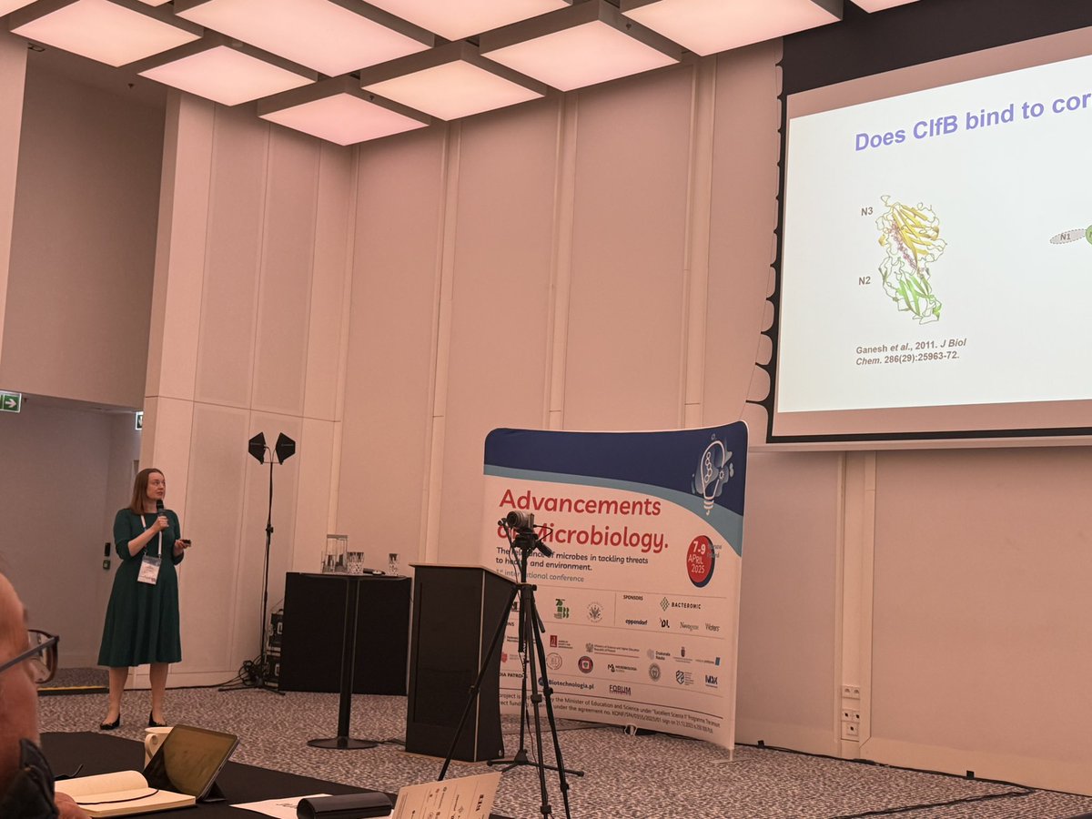 AdvMicro2025's tweet image. The wonders of S. aureus adhesion and further career advice from Prof. Geoghegan @StaphLab 🤩 Plenary Talks at the pre-conference symposium of #AdvMicro2025