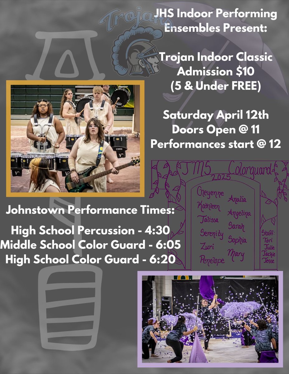 GJSDMusic's tweet photo. IT’S HOME SHOW WEEK! 👑☔️🥁 https://t.co/y4OSFrgHO5