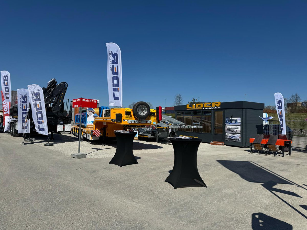 Lider Trailer at Bauma Fair
Germany - Munich
07-13.04.2025
Stand: Outdoor FN / 723 / 10