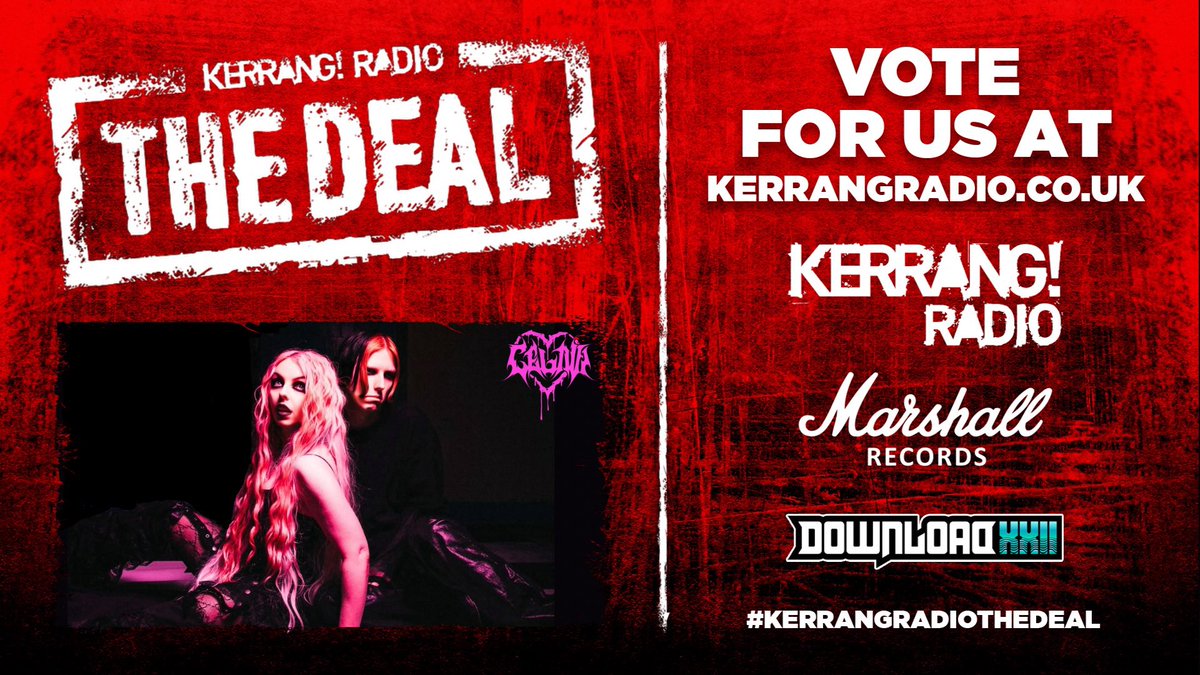 🖤 C Ξ L Λ V I 🖤 (@wearecelavi) on Twitter photo 📣🖤 H U G E N E W S 🖤📣
🖤 WE'VE BEEN SHORTLISTED FOR THE ‘THE DEΛL' COMPETITION RUN BY <a href="/KerrangRadio/">Kerrang! Radio</a> TO PLΛY <a href="/DownloadFest/">Download Festival</a>
2️⃣0️⃣2️⃣5️⃣ + WIN Λ RECORD DEΛL WITH <a href="/MarshallRecs/">Marshall Records</a> !
🖤🏴WE NEED YOUR VOTES TO GET THROUGH TO THE FINΛL STΛGE 🏴🖤
VOTE ➡️ kerrangradio.co.uk 📣🖤 H U G E N E W S 🖤📣
🖤 WE'VE BEEN SHORTLISTED FOR THE ‘THE DEΛL' COMPETITION RUN BY <a href="/KerrangRadio/">Kerrang! Radio</a> TO PLΛY <a href="/DownloadFest/">Download Festival</a>
2️⃣0️⃣2️⃣5️⃣ + WIN Λ RECORD DEΛL WITH <a href="/MarshallRecs/">Marshall Records</a> !
🖤🏴WE NEED YOUR VOTES TO GET THROUGH TO THE FINΛL STΛGE 🏴🖤
VOTE ➡️ kerrangradio.co.uk