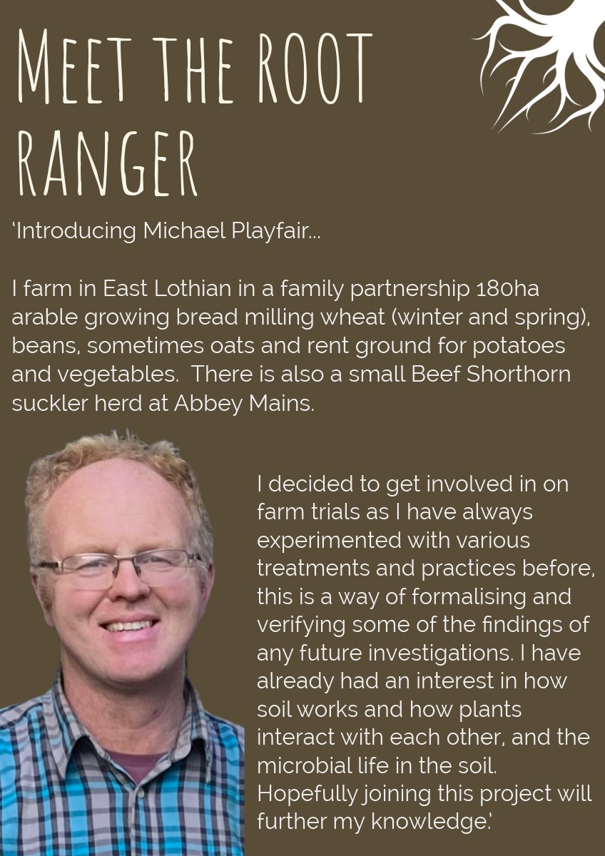 _truth_project's tweet image. Meet Michael - he has joined as a Root Ranger to further his knowledge around how soil works, the microbiome life in soils and how plants interact with each other 🪱🌱Find out more below!
Meet the other Root Rangers: thefarmingforum.co.uk/index.php?thre…