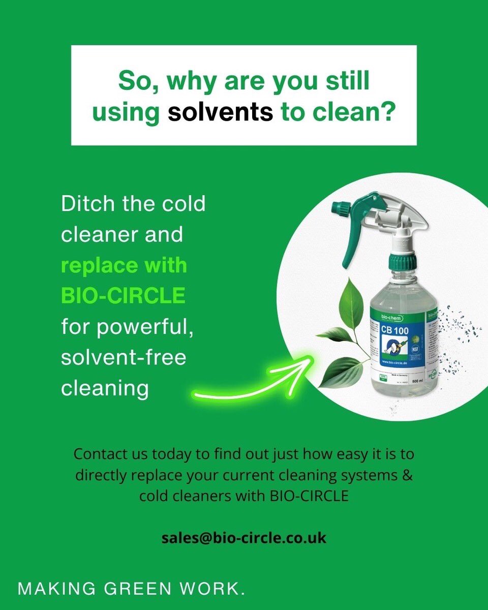 Welcoming Copt Heath Golf Club to the Bio-Circle family after installing a GT Maxi Parts Cleaning System, removing ALL VOC’s from this process and utilising our Environmental &amp; Sustainable L-EVO Solution, a non-flammable water based formula, improving risk &amp; wellbeing at work.