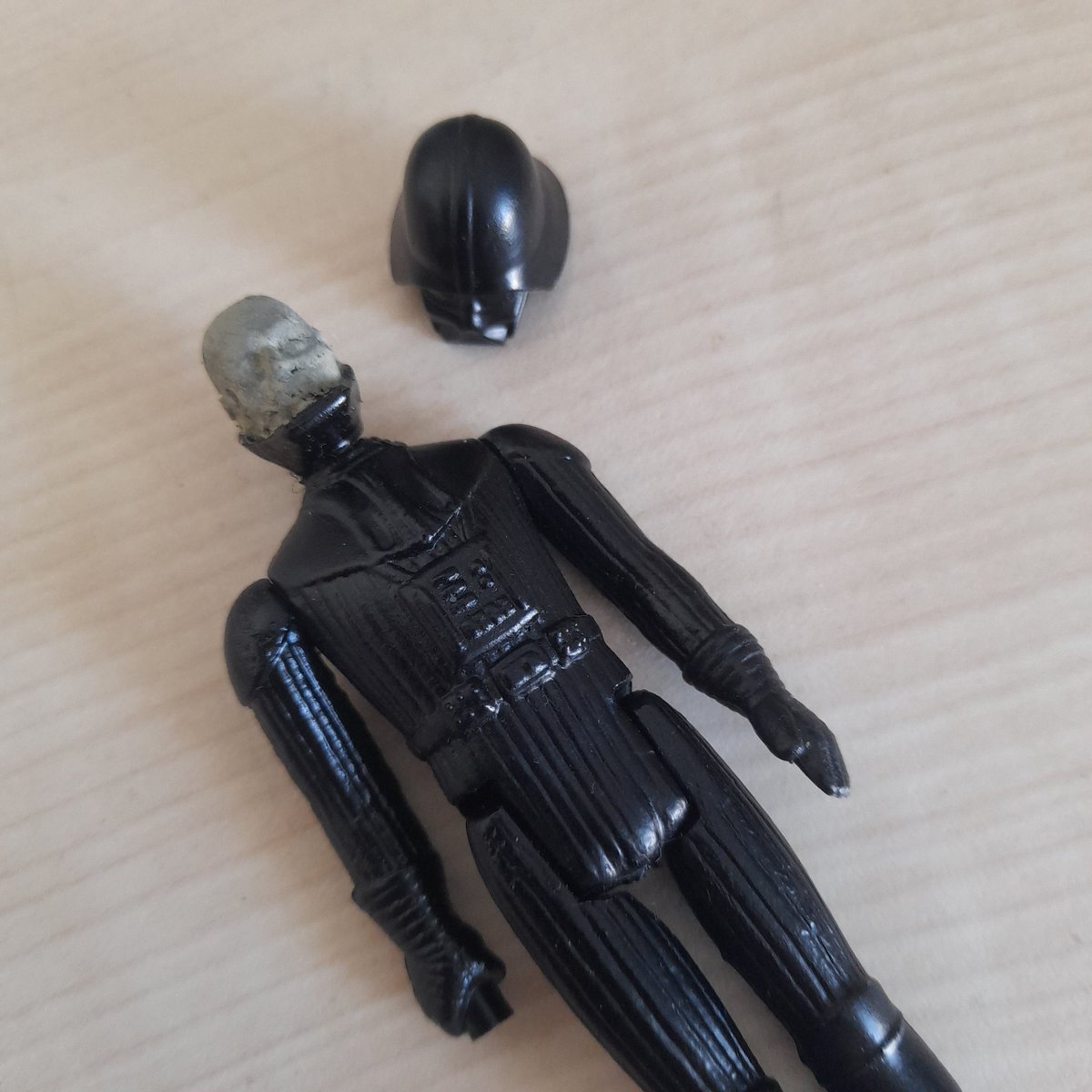 Just need the cape and sabre to complete my first custom vintage star wars action  figure #kenner #darthvader <a href="/UrbnHax/">UrbanHax</a>