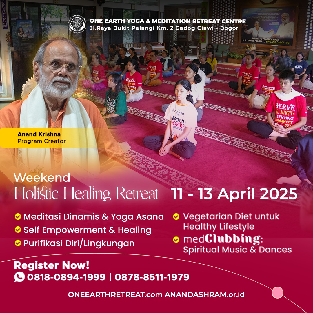 AnandAshram's tweet image. Bebas #Anxiety #Depresi #Trauma dg #HolisticHealing

✅ 35+ th Pengalaman
✅ 5 jt+ Partisipan  
✅ Berdasar #Pengalaman #AnandKrishna sembuh #KankerDarah #Leukimia

Info bit.ly/3Qsmb1J

#SehatJiwa #SehatHolistik #SehatMental #Bogor #MeditasiBogor #YogaBogor #Penyembuhan