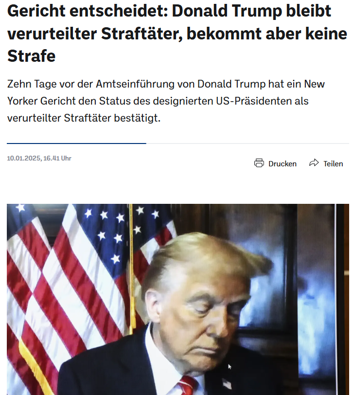 #Trump #TrumpTariffs #TrumpIsUnfitForOffice  Immer daran denken - Trump ist ein verurteilter Straftäter der jetzt die ganze Welt zerstören will.  Ab mit ihm ins Gefängnis und Schlüssel wegwerfen!