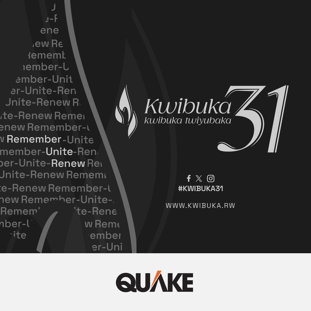Remember-Unite-Renew #Kwibuka31 #NeverAgain #NeverForget