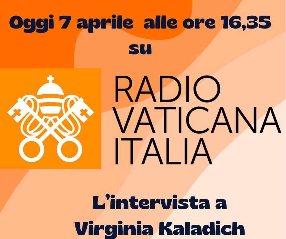 Oggi alle ore 16,35 su <a href="/Rvaticanaitalia/">Radio Vaticana</a> l'intervento della Presidente nazionale <a href="/VKaladich/">Virginia Kaladich</a>, appena riconfermata, per il terzo mandato consecutivo, alla guida della Federazione