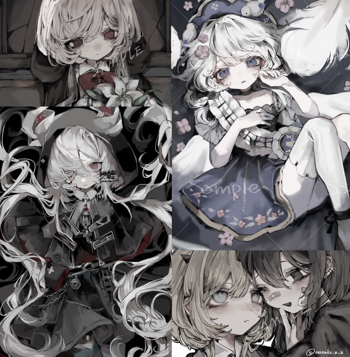 manuka_x_x's tweet image. イラストまとめ
