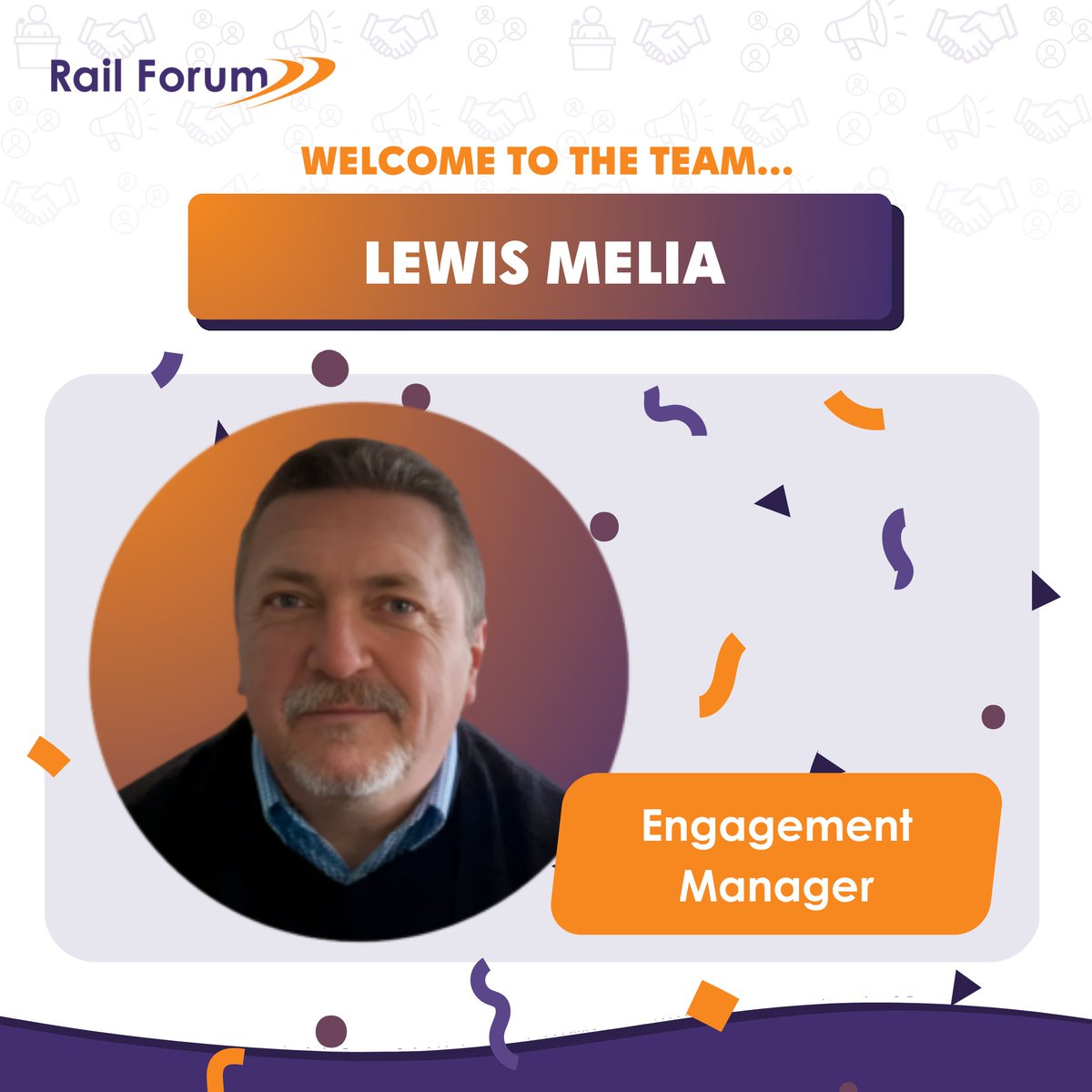 👋 Welcome to the team, Lewis Melia!

We’re delighted to welcome Lewis as our new Engagement Manager to Rail Forum!

In his role, Lewis will be responsible for developing relationships with and providing support to a designated group of #RFmembers – ensuring they get the most out