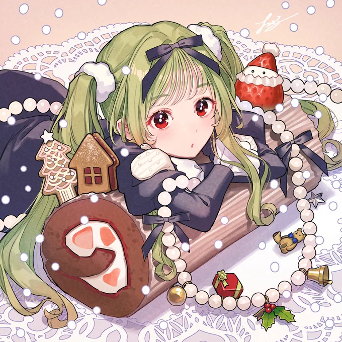 お菓子のイラスト#一次創作祭り春の陣2025 