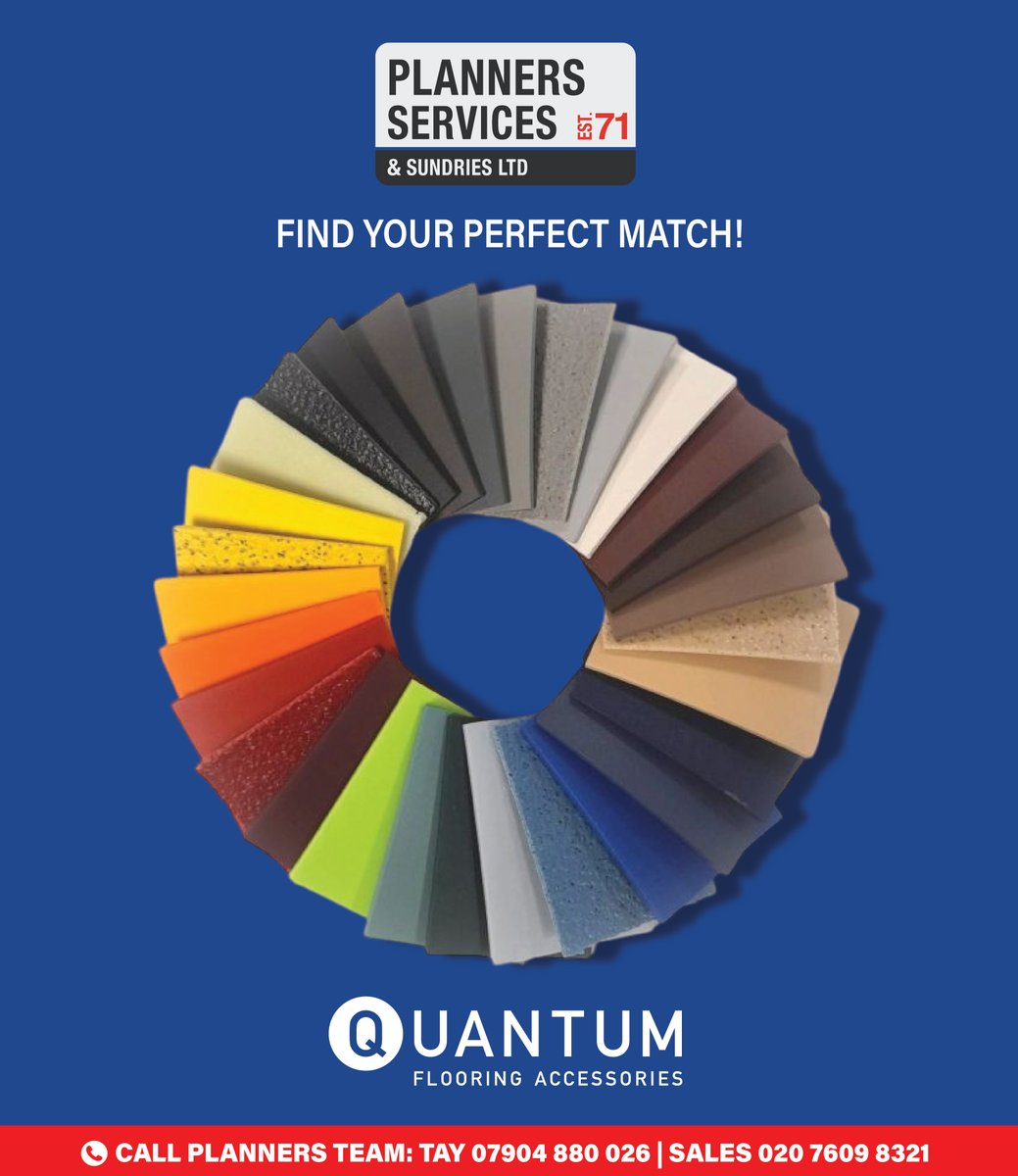 pss_flooring's tweet image. 🌈 @pss_flooring  ENSUREING SAFETY &amp;amp; COMPLIANCE WITH #quantum
🔍 Find your perfect match! Use Quantum LRV Calculator:quantumprofilesystems.com/quantum-floori…​

For more information, give #planners team a call: ​
☎️ Tay 07904 880 026
✉️ nosings@planners.uk.net ​
Planners ♻️#nosing packaging