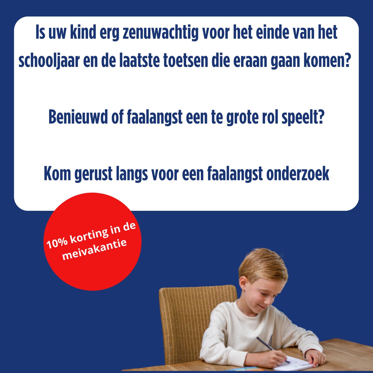 DeMalthaGroep's tweet photo. Is uw kind zenuwachtig voor de laatste toetsen van het schooljaar?

Bij Orthopedagogische Praktijk Maltha bieden wij faalangstonderzoek aan, zodat we inzicht krijgen in wat er precies speelt en hoe we kunnen helpen.

https://t.co/0FE8tBuarp https://t.co/jksp42ohvB