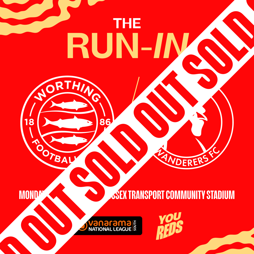 A sold out date with <a href="/DorkingWDRS/">Dorking Wanderers FC</a> on Easter Monday 🏟️
