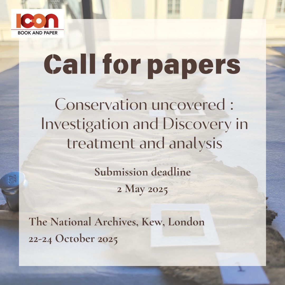 Icon Book and Paper Group (@iconbook_paper) on Twitter photo Looking for #papers for the 2025 IconBPg conference! To submit, complete the form at icon.org.uk/resource/call-… and send it to iconbpg@gmail.com.
Follow us on Instagram and Facebook! Looking for #papers for the 2025 IconBPg conference! To submit, complete the form at icon.org.uk/resource/call-… and send it to iconbpg@gmail.com.
Follow us on Instagram and Facebook!