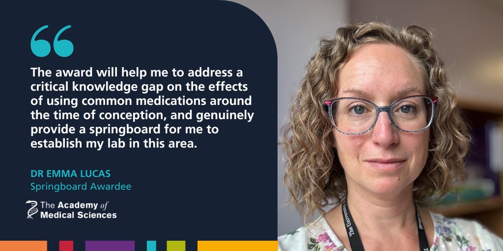 acmedsci's tweet image. On #WorldHealthDay, we’re spotlighting #Springboard25 awardee, Dr Emma Lucas 🌟

Her research explores whether common painkillers like ibuprofen &amp;amp; aspirin impact fertility &amp;amp; early pregnancy, helping close major gaps in women’s health 💊

👉 bit.ly/42q0zsl

#HealthForAll