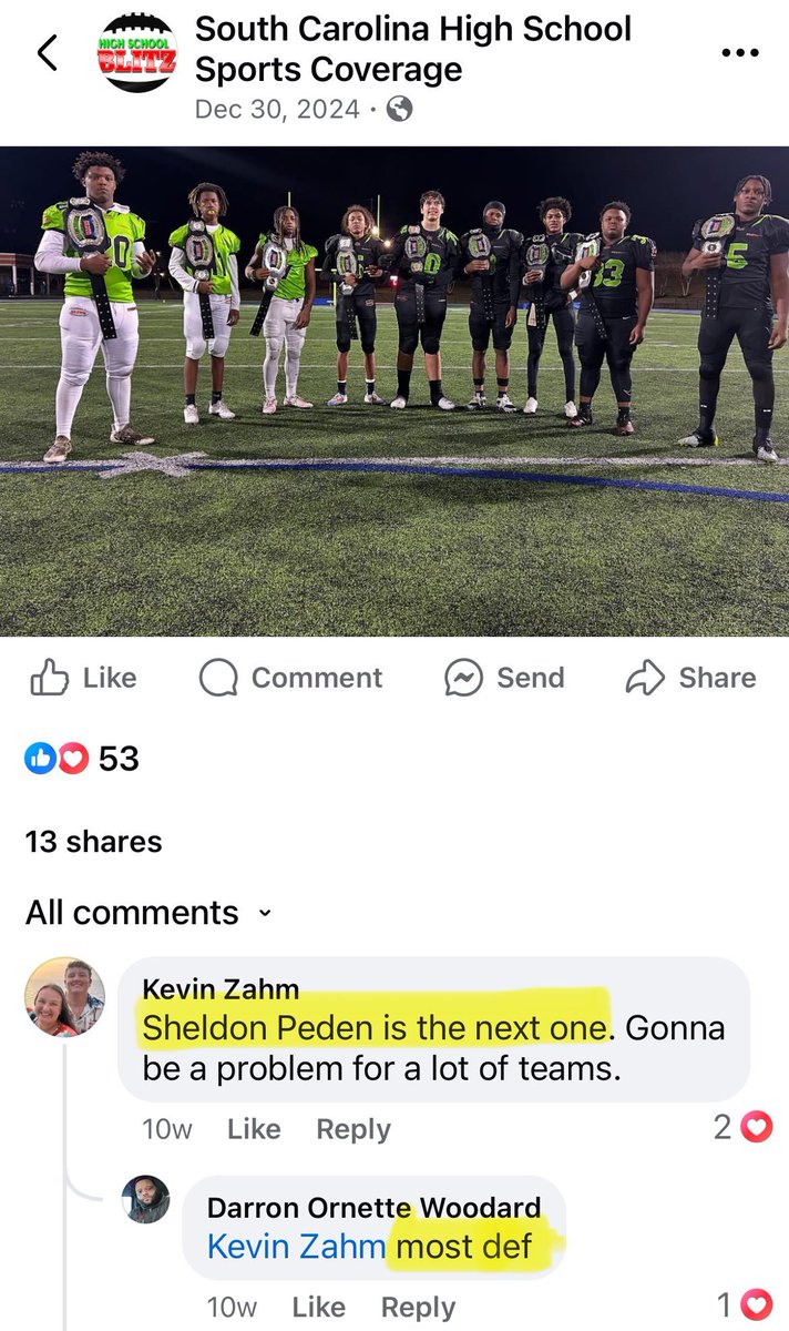 Seldon Peden, II (@seldonpeden1) on Twitter photo Always grateful for the uplifting words, encouragement, and positive vibes β¦
always ready for criticism, discouragement, and negativity.
Lessons in it all! ππΎππΎ
<a href="/ccesfootball/">Christ Church Football</a> <a href="/ccesathletics/">CCES Athletics</a> <a href="/HatfieldQuin/">Quin Hatfield</a> <a href="/Jdjacks45/">Joshua Jackson</a> <a href="/QBJuic3/">QBMoxie</a> <a href="/train0187/">TRAINBUILT PERFORMANCE</a> <a href="/amanirichburg88/">Coach Cap</a> @yawn76 <a href="/Todd_C_08/">Todd Cunningham</a> Always grateful for the uplifting words, encouragement, and positive vibes β¦
always ready for criticism, discouragement, and negativity.
Lessons in it all! ππΎππΎ
<a href="/ccesfootball/">Christ Church Football</a> <a href="/ccesathletics/">CCES Athletics</a> <a href="/HatfieldQuin/">Quin Hatfield</a> <a href="/Jdjacks45/">Joshua Jackson</a> <a href="/QBJuic3/">QBMoxie</a> <a href="/train0187/">TRAINBUILT PERFORMANCE</a> <a href="/amanirichburg88/">Coach Cap</a> @yawn76 <a href="/Todd_C_08/">Todd Cunningham</a>