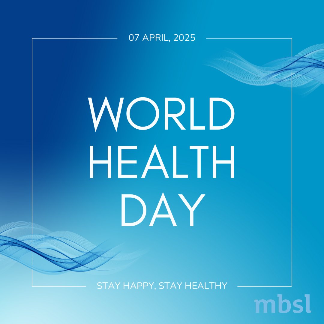MBSLNEWS's tweet photo. 🌍 World Health Day 2025 💼
At MBSL, we know that behind every successful project, plan, and partnership—there’s a healthy Team making it happen. In the midst of busy schedules, it’s important to pause and prioritise what matters most: our well-being.  Happy #WorldHealthDay https://t.co/5n4SN9X21F