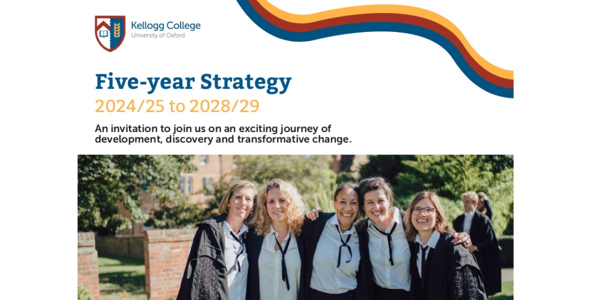 We've announced our new five-year strategy and we'd love our members, friends and partners to get on board. *Students*, *Sustainability* and *Social Impact* are at the heart of our academic endeavours. Join our journey of development and discovery! kellogg.ox.ac.uk/news/students-…