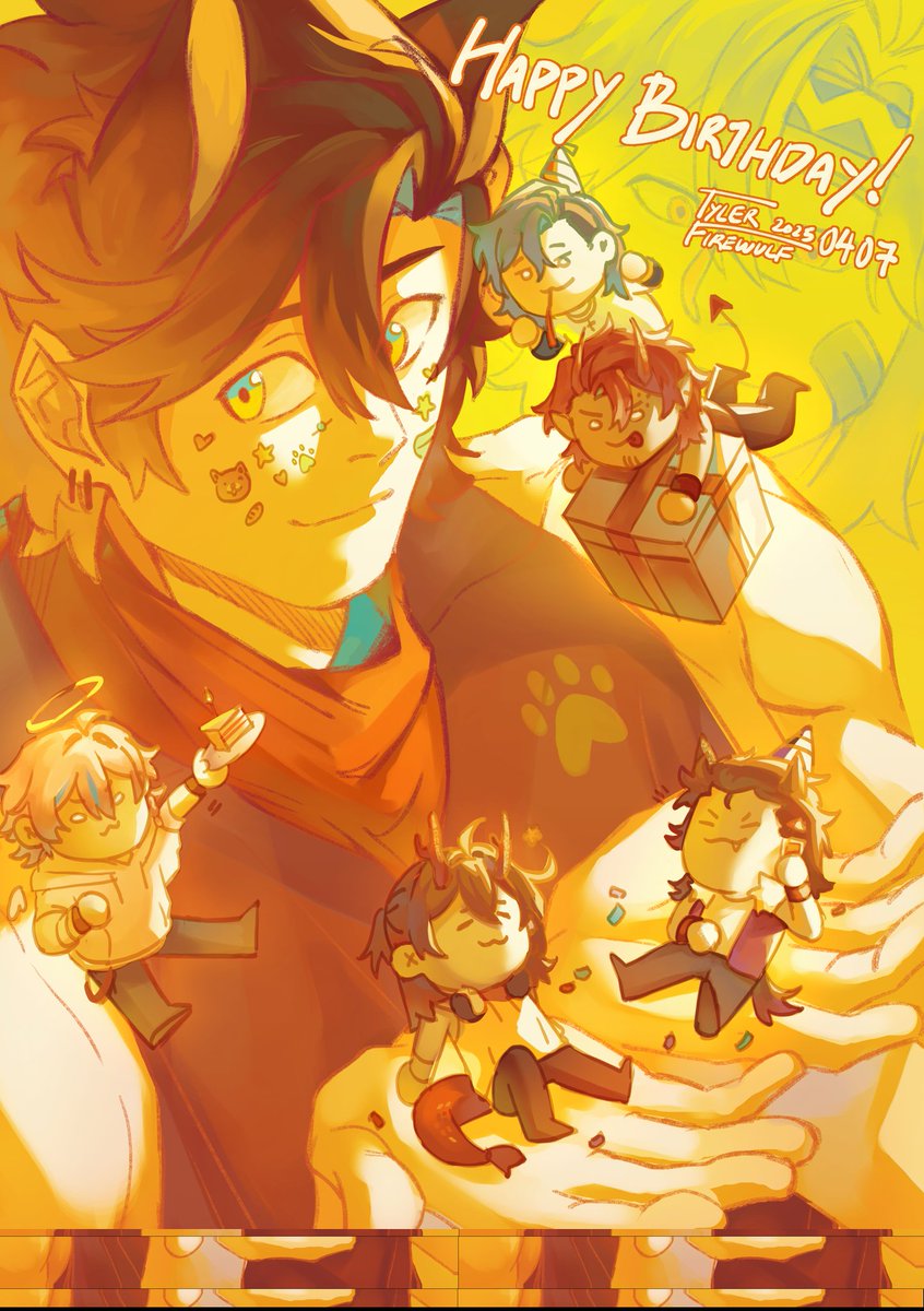 Oh yikes.... Didn't post anything here since my last birthday, sorry!

I'm just fully focusing on my other art account at the moment! 
But someday I'll draw more here, just need to figure something out!🙌
#birthday #originalcharacter #oc