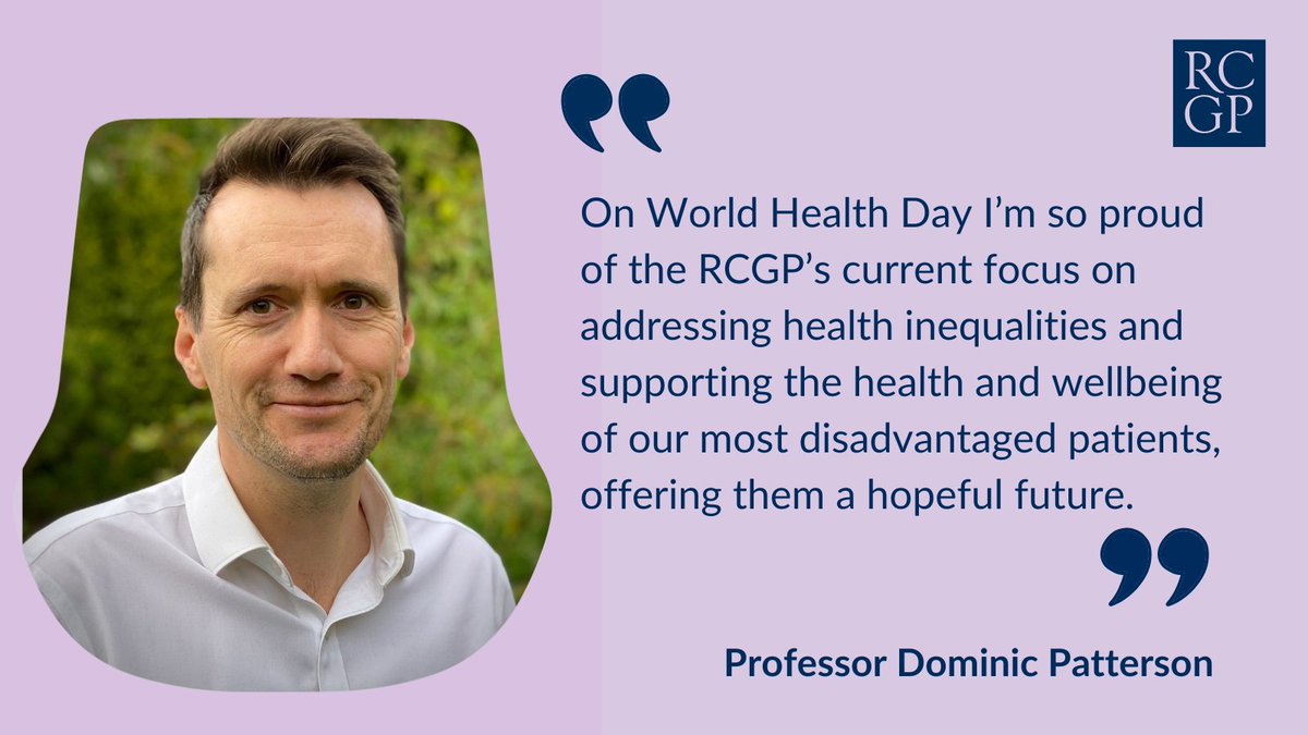 Today is World Health Day 2025, and this year’s theme is ‘Healthy Beginnings, Hopeful Futures’.

Addressing health inequalities remains a key priority for us. That’s why, in May, we’re launching a new Health Inequalities Exhibition, highlighting the crucial role of general
