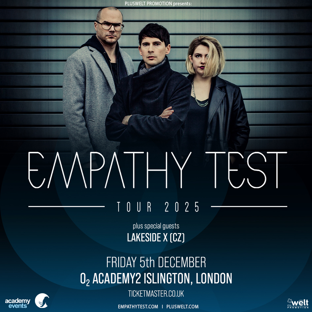 O2 Academy Islington (@o2academyisl) on Twitter photo Alt-electronic band <a href="/empathytest/">Empathy Test</a> bring their synthesizer-enthused pop here on Fri 05 Dec with special guests Lakeside X.
Get 48-hour early access Priority Tickets from 10am Wed 09 Apr 👉 amg-venues.com/2IOK50VvA8p #O2Priority #EmpathyTest Alt-electronic band <a href="/empathytest/">Empathy Test</a> bring their synthesizer-enthused pop here on Fri 05 Dec with special guests Lakeside X.
Get 48-hour early access Priority Tickets from 10am Wed 09 Apr 👉 amg-venues.com/2IOK50VvA8p #O2Priority #EmpathyTest