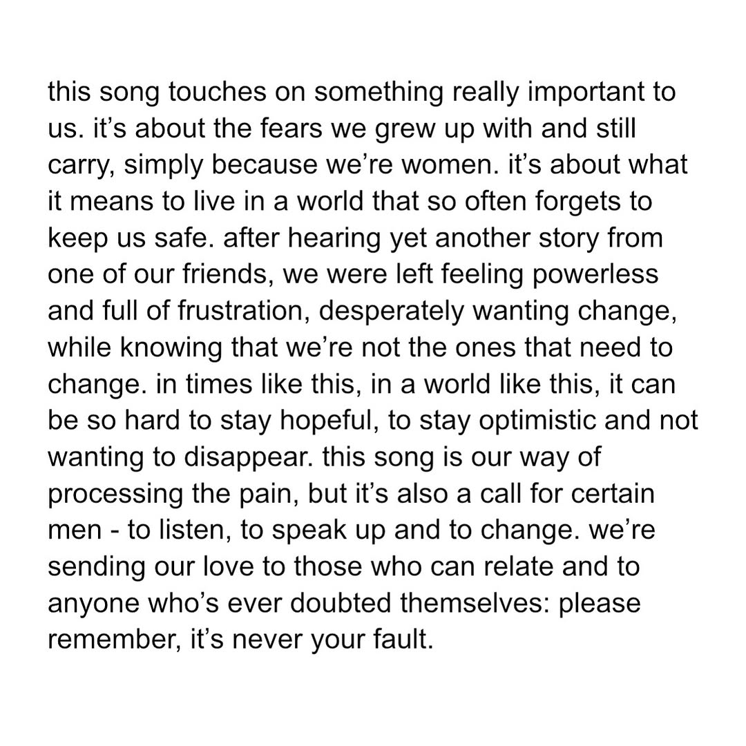 ‘daughters’ is now yours. swipe for some words on it. thank you 🤍