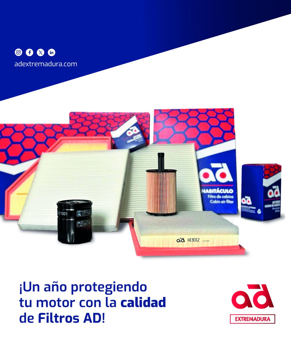AD Extremadura (@ad_extremadura) on Twitter photo ยกUn aรฑo de confianza y rendimiento con ๐๐ถ๐น๐๐ฟ๐ผ๐ ๐๐! ๐โฃ
๐ง ๐๐ฐ๐ฒ๐ถ๐๐ฒ, ๐ฎ๐ถ๐ฟ๐ฒ, ๐ฐ๐ผ๐บ๐ฏ๐๐๐๐ถ๐ฏ๐น๐ฒ ๐ ๐ต๐ฎ๐ฏ๐ถ๐๐ฎฬ๐ฐ๐๐น๐ผ: una gama diseรฑada para un mercado competitivo, ofreciendo asรญ la mรกxima eficiencia, rendimiento y protecciรณn en cada kilรณmetro.โฃ ยกUn aรฑo de confianza y rendimiento con ๐๐ถ๐น๐๐ฟ๐ผ๐ ๐๐! ๐โฃ
๐ง ๐๐ฐ๐ฒ๐ถ๐๐ฒ, ๐ฎ๐ถ๐ฟ๐ฒ, ๐ฐ๐ผ๐บ๐ฏ๐๐๐๐ถ๐ฏ๐น๐ฒ ๐ ๐ต๐ฎ๐ฏ๐ถ๐๐ฎฬ๐ฐ๐๐น๐ผ: una gama diseรฑada para un mercado competitivo, ofreciendo asรญ la mรกxima eficiencia, rendimiento y protecciรณn en cada kilรณmetro.โฃ