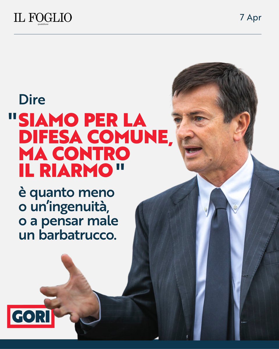 Dire che siamo “per la difesa comune, ma contro il riarmo” è quanto meno o un’ingenuità, o a pensar male un barbatrucco. 

La “difesa comune” infatti non c’è, non è immediatamente realizzabile, come non ci sono gli “Stati uniti d’Europa” di cui spesso favoleggiamo. Entrambi