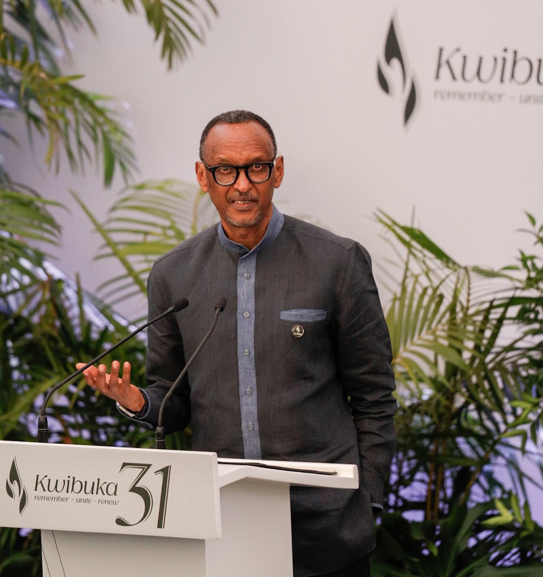 “What didn’t kill us and finish us 31 years ago, has hardened us, prepared us for the bad things that will always come anytime. We will not die without a fight like last time.”

President Paul Kagame, speaking on the occasion of #Kwibuka 31