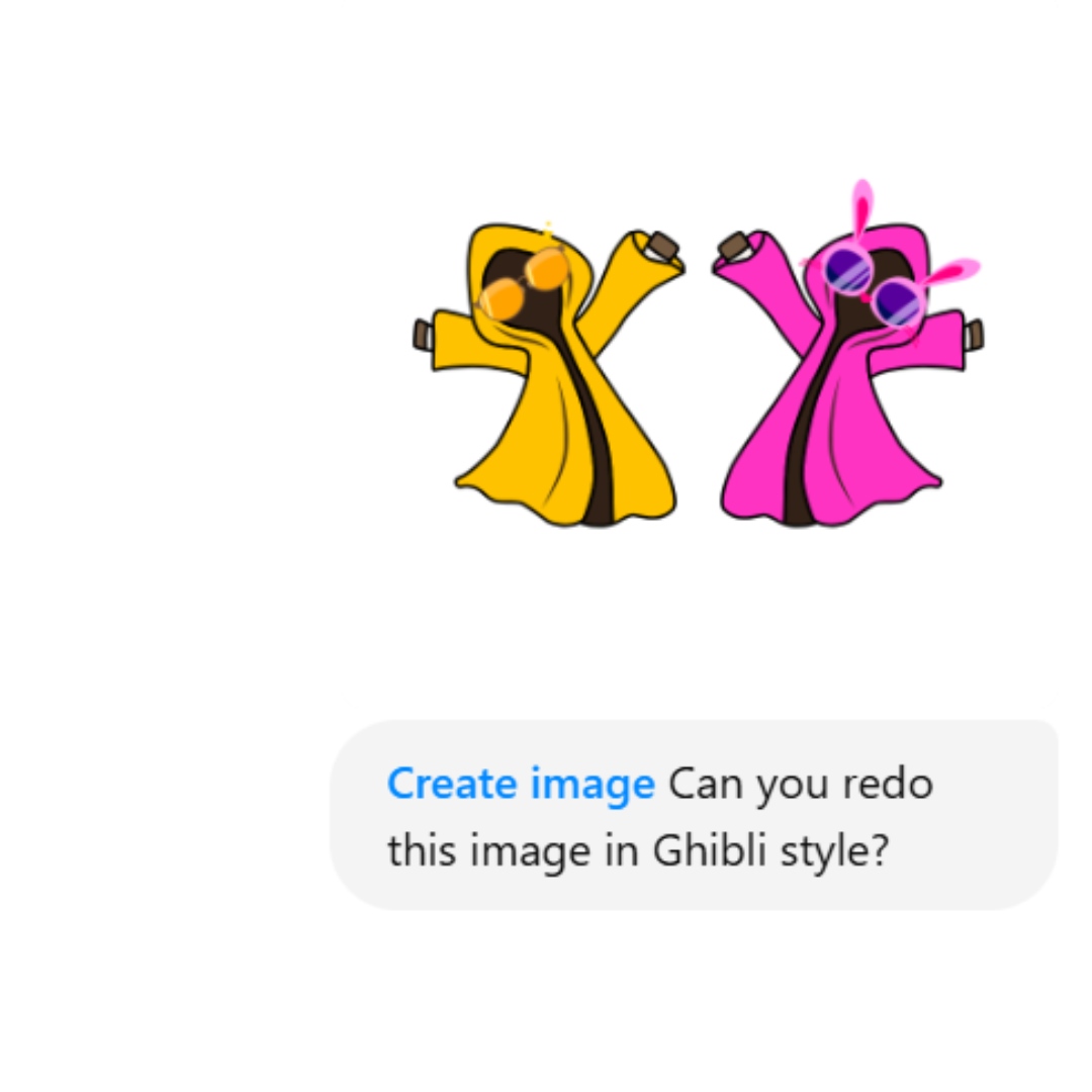 coconautslife's tweet photo. Ghibl-ish in Bhi-ing-lish. GPT needs to level up it's bihari-babua game. 😄
Next trend?: hashtag#BihariCore > hashtag#GhibliCore? 🤔

#AIPlayground #ChatGPT #GhibliStyle #BihariDialect #PromptBattle #DesiTech #RegionalLanguages #AIMemes #PromptEngineering https://t.co/KCCwY3aVIg
