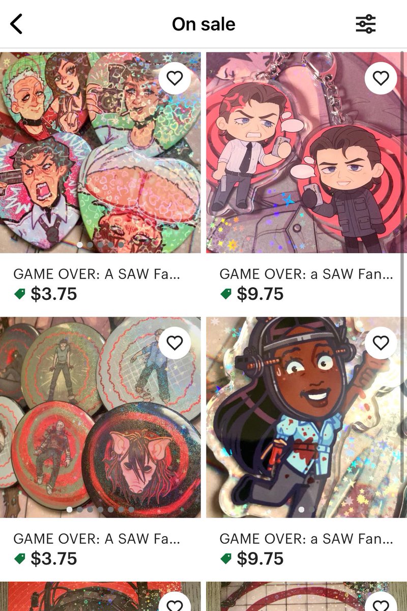 25% OFF SALE ON ETSY! to clear any remaining stock. if you've been wanting anything, get it now. everything is in quantities of 5 or less atm! only 4 keychains left total !!