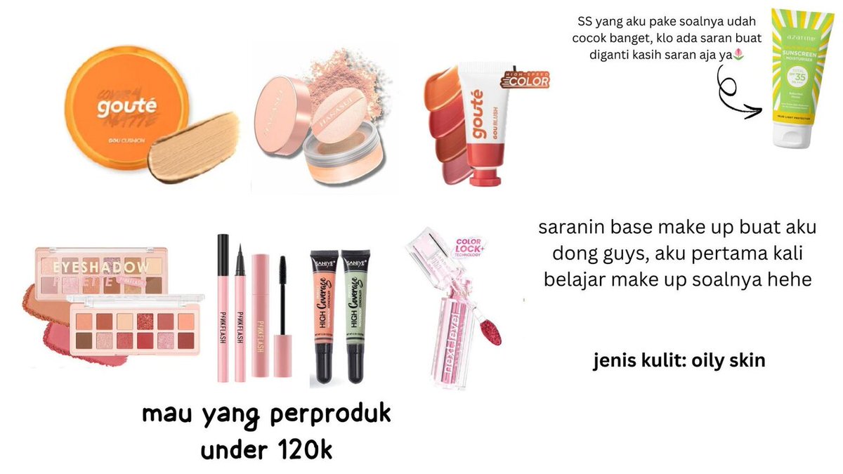 ohmy_beautybank's tweet photo. [bb] guys menurut kalian make up aku buat oily skin udah oke lom?? kalo ada saran buat ganti make up nya boleh bgt ya 🙂‍↕️ TIA! https://t.co/ROsMvSh0BO