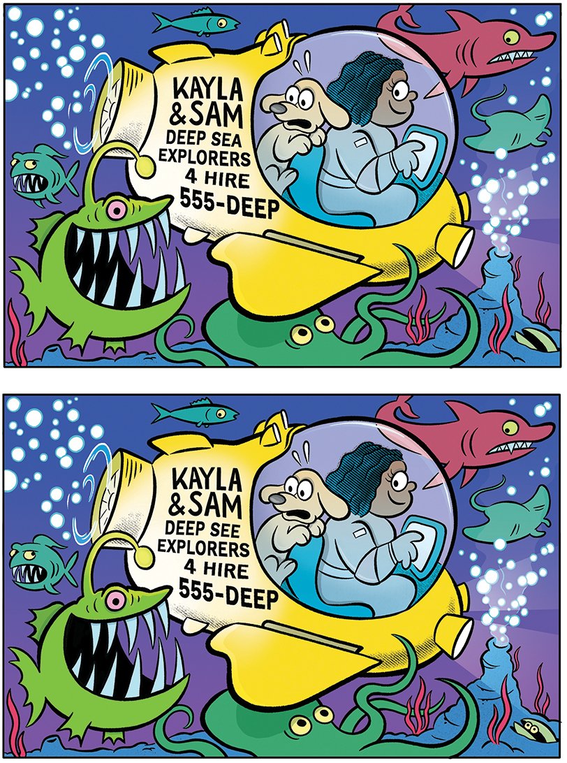 Spot six differences between these panels! Reply "got it" and share once you find all six.                               #comics #comicstrip @comicskingdom