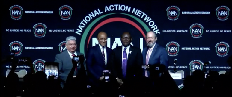 It was a real privilege to to discuss criminal justice and civil rights, and share the stage with <a href="/BrooklynDA/">Brooklyn District Attorney Eric Gonzalez</a>  <a href="/AttorneyCrump/">Ben Crump</a> Damien Williams, at the #NANConv2025 <a href="/NationalAction/">NationalActionNet</a>, thanks to <a href="/TheRevAl/">Reverend Al Sharpton</a>